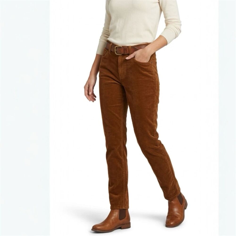 marine layer pants Womens 28 Corduroy Straight cropped stretch preppy classic